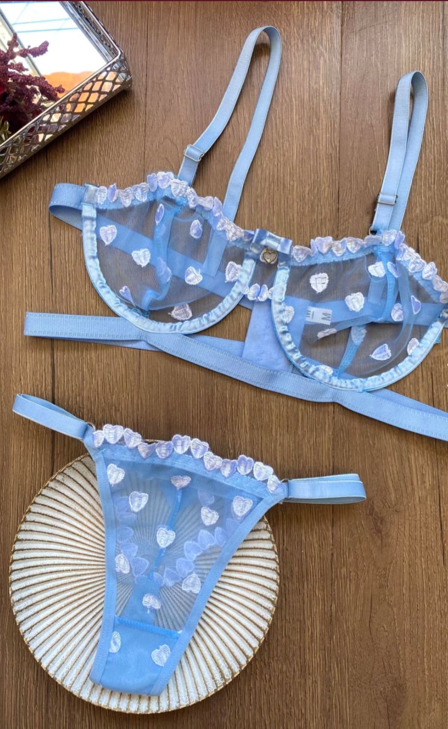 Conjunto Renda Cores - cor cores